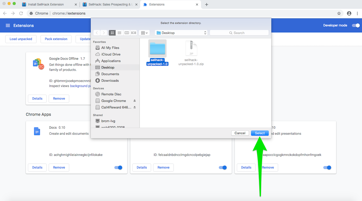 Sellhack Extension